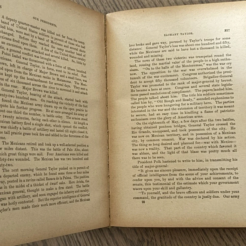 1896 The Lives and Graves Of Our  Presidents Antique Book Illustrated Weaver